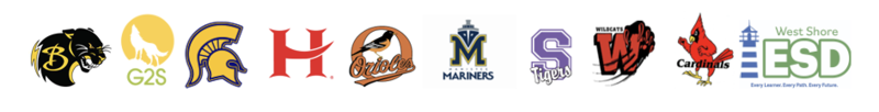 All schools in WSESD mascots