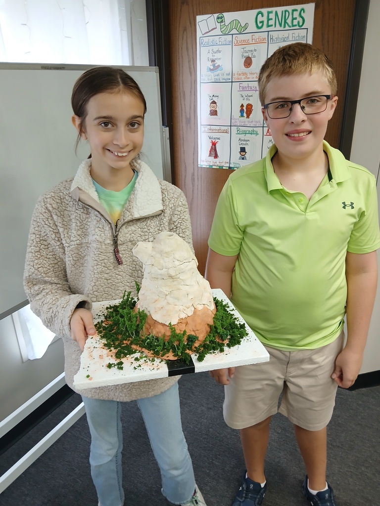 Lila and Liam's volcano