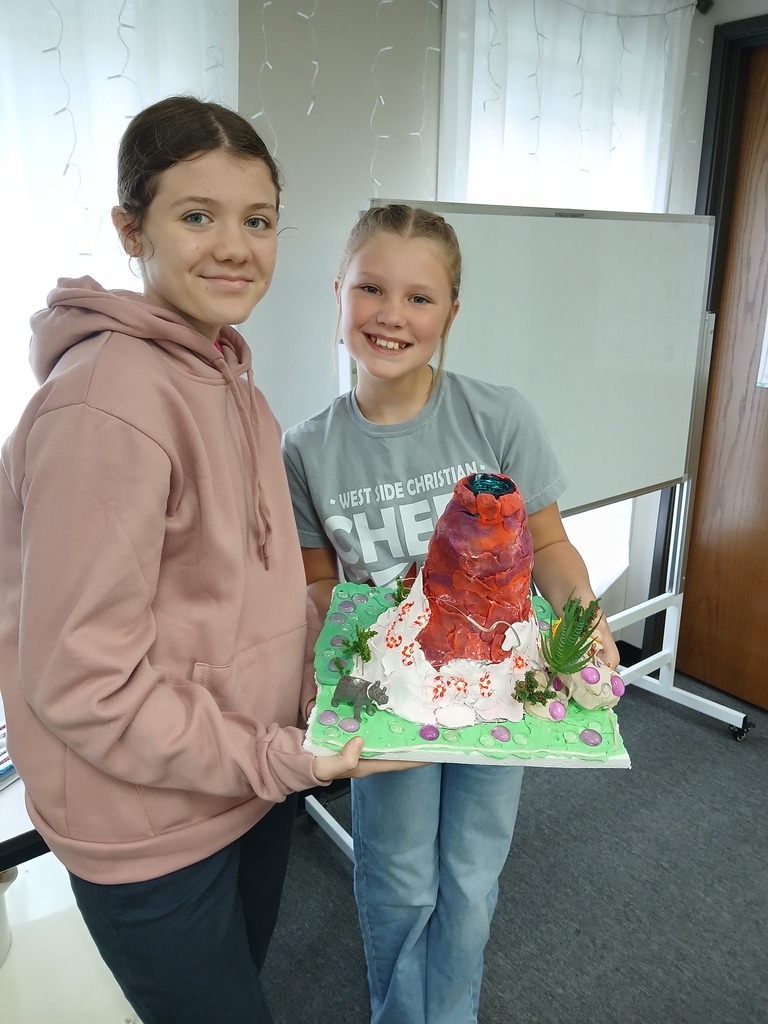 Charlotte and Lizzie's Volcano