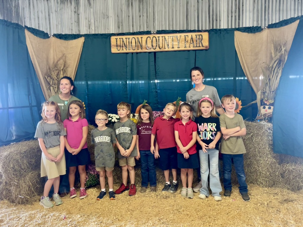 1st grade at county fair