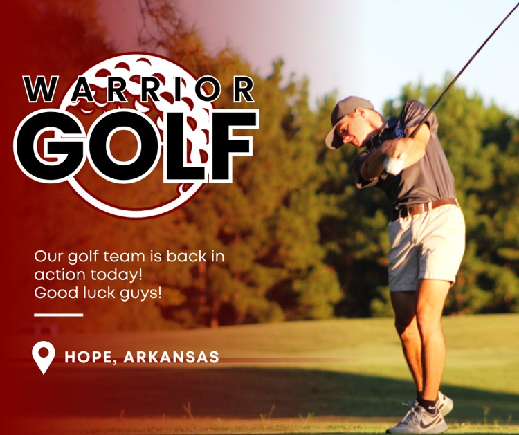 Golf tournament today in Hope, AR