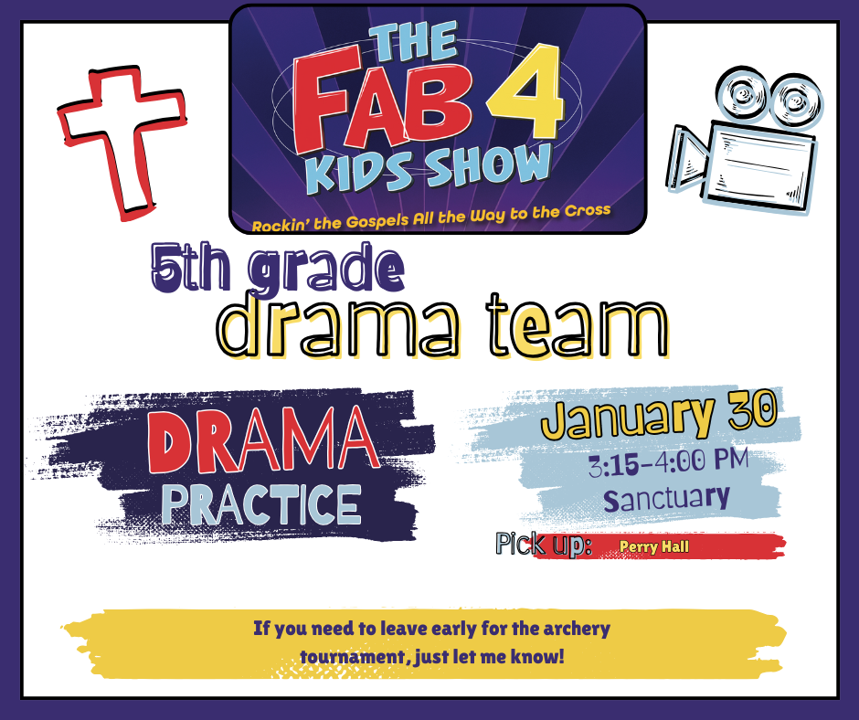 5th Grade Drama Team Practice