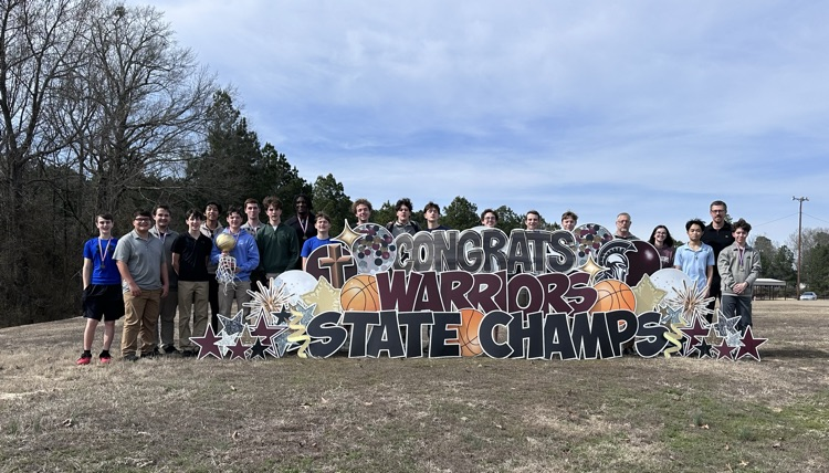 basketball team state champs sign