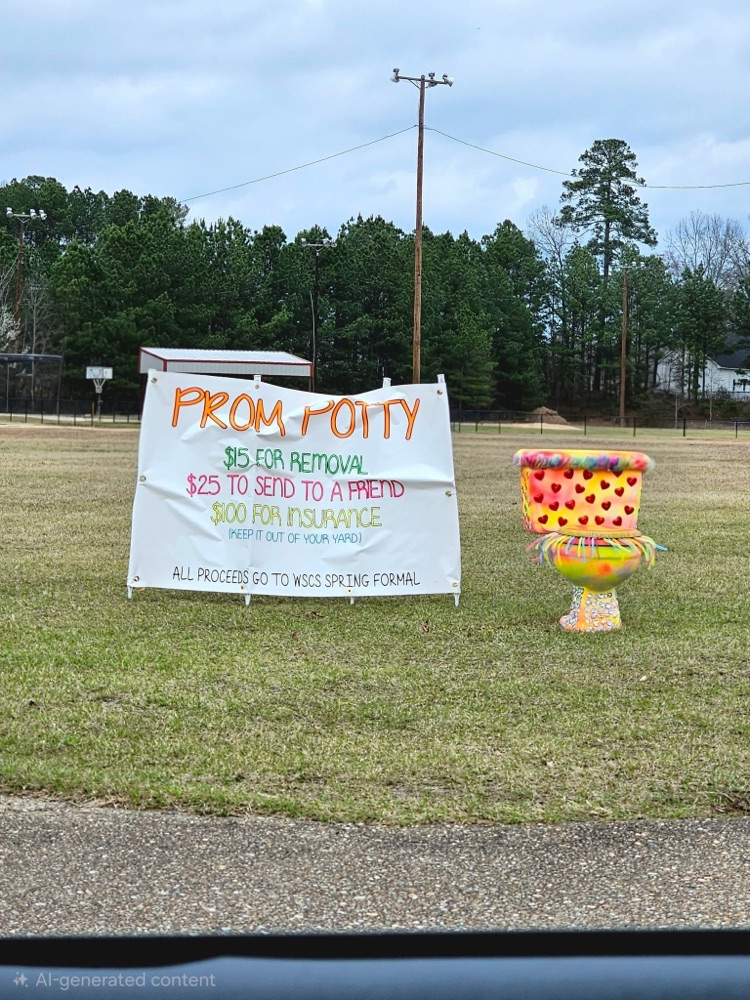 prom potty fundraiser