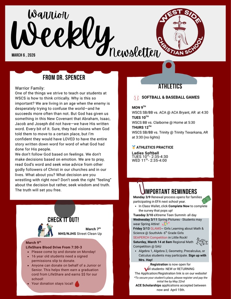 Warrior weekly