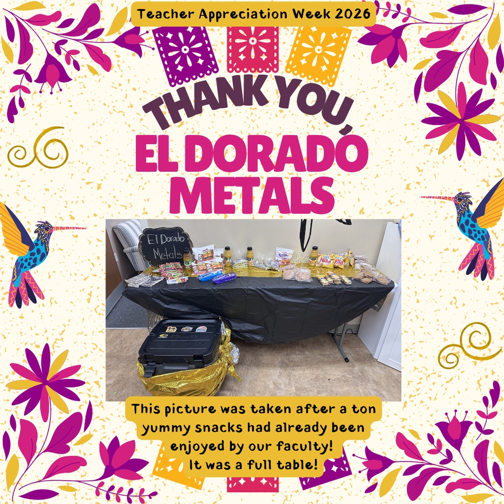 Thank you El Dorado Metals for grab and go breakfast