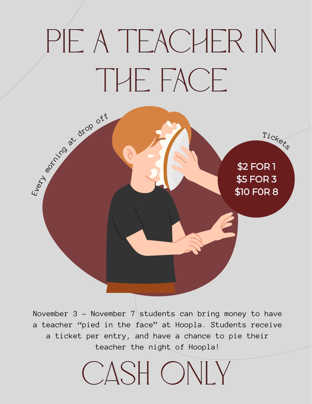 Pie a teacher in the face