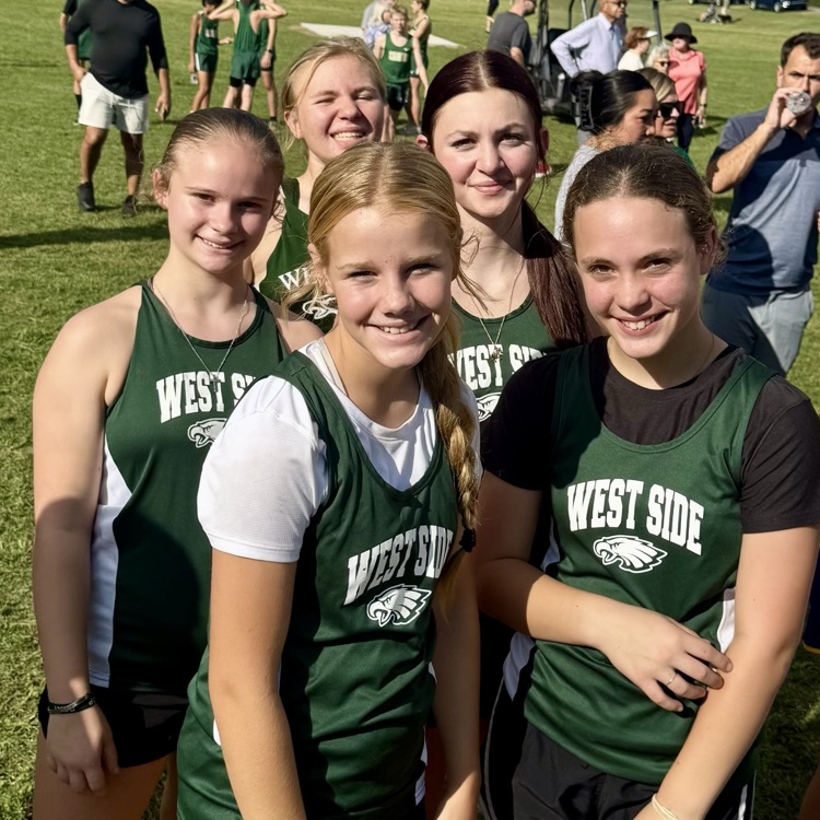 junior girls competed in cross country today