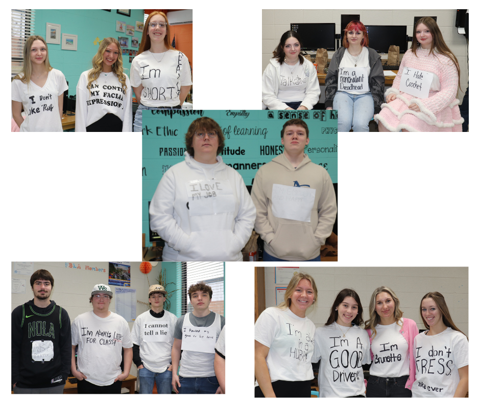 The seniors brought the jokes for White Lies Wednesday! (1)