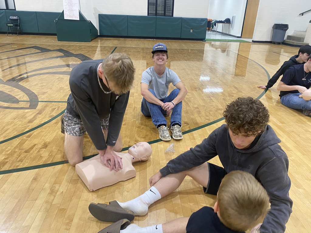 Jrs & Srs trained on hands-on CPR, Stop the Bleed