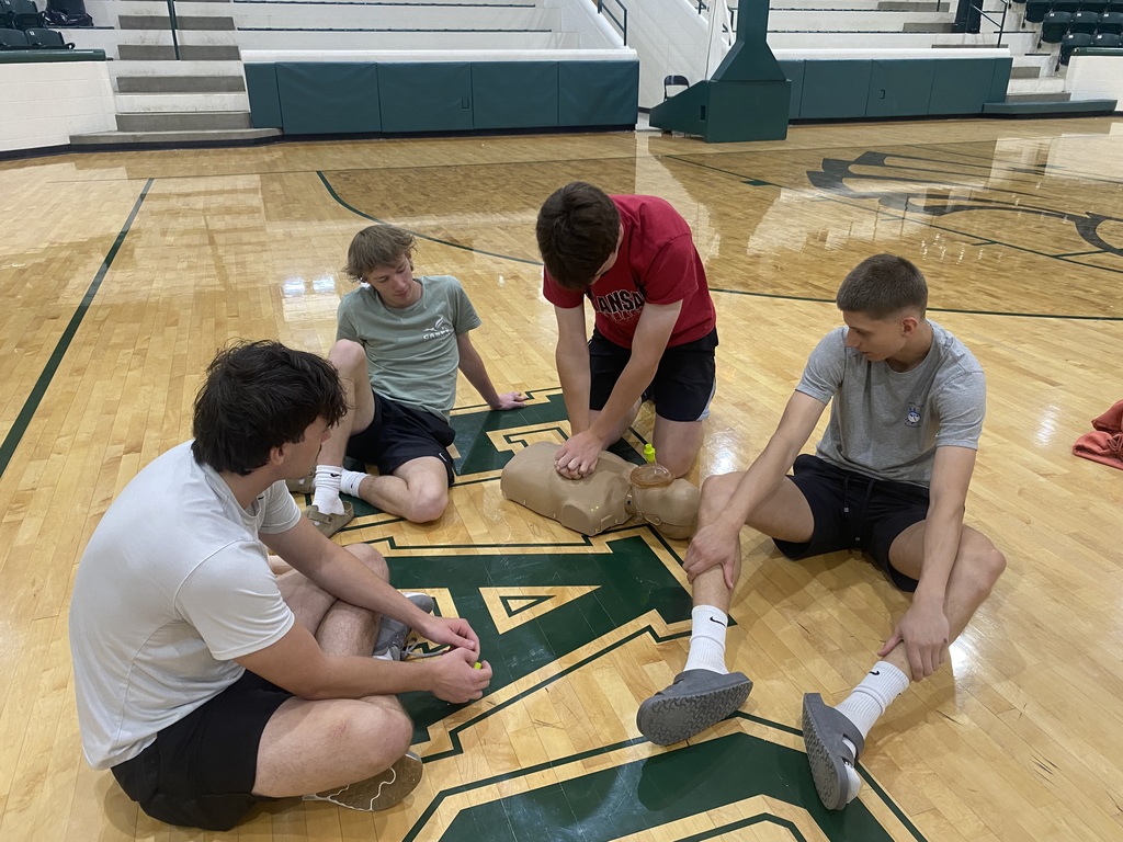 Jrs & Srs trained on hands-on CPR, Stop the Bleed