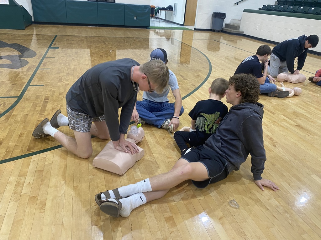 Jrs & Srs trained on hands-on CPR, Stop the Bleed