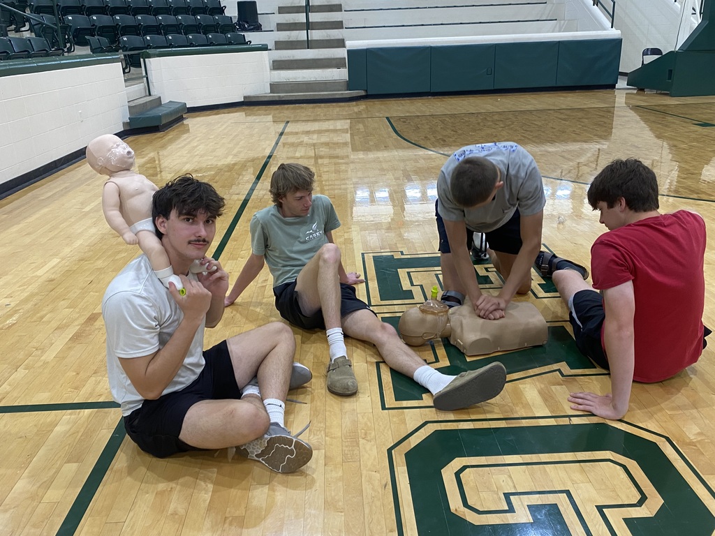 Jrs & Srs trained on hands-on CPR, Stop the Bleed