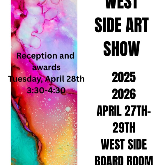 Art Show reception moved to Wednesday .