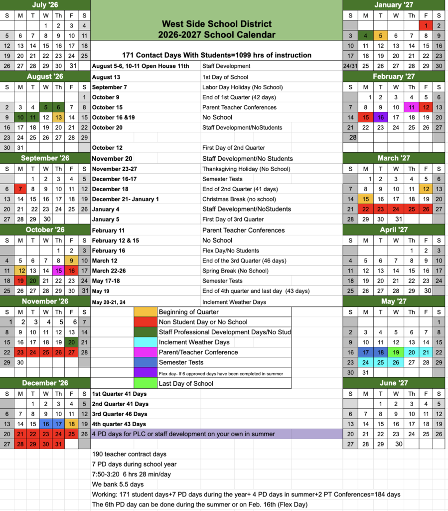 School Calendar