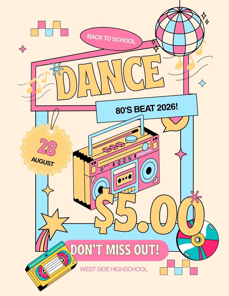 Dance tomorrow for West Side Grade 7-12 students