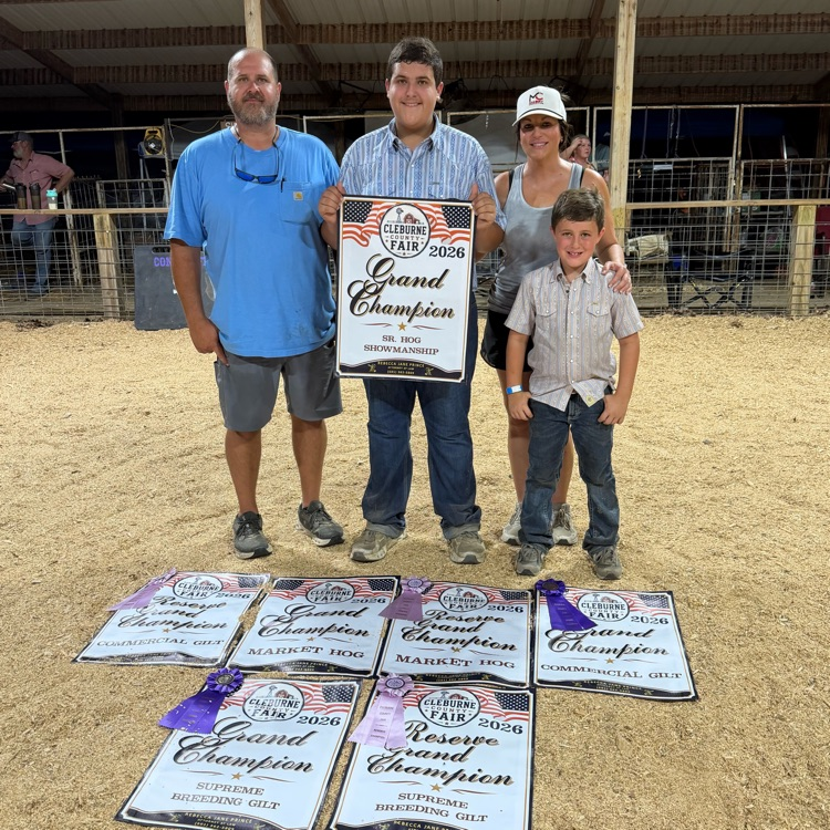 Hayden Smith Cleburne County Fair