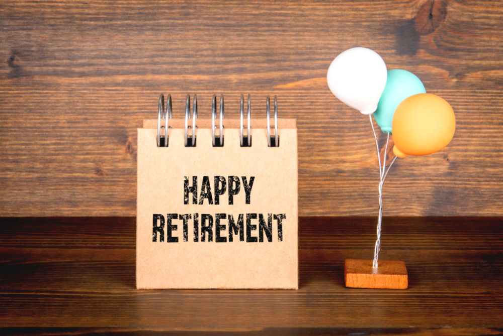 Happy Retirement w Balloons
