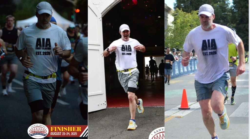 Cole Smith running the SR Marathon