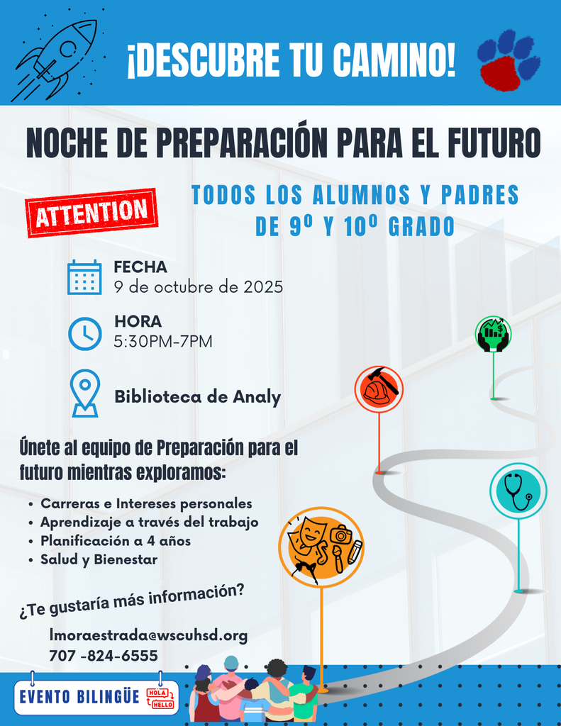 Future Ready flyer in Spanish