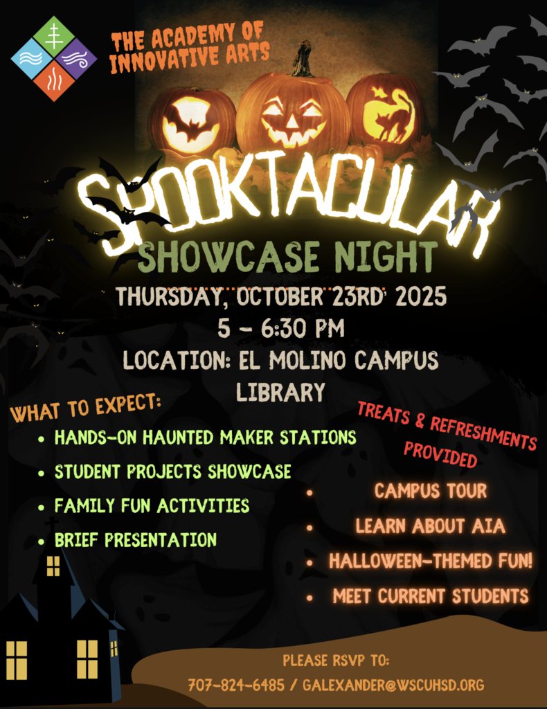 Halloween-themed flyer for Spooktacular with event details