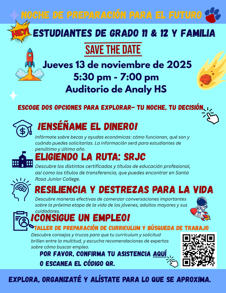 Future Ready flyer in Spanish