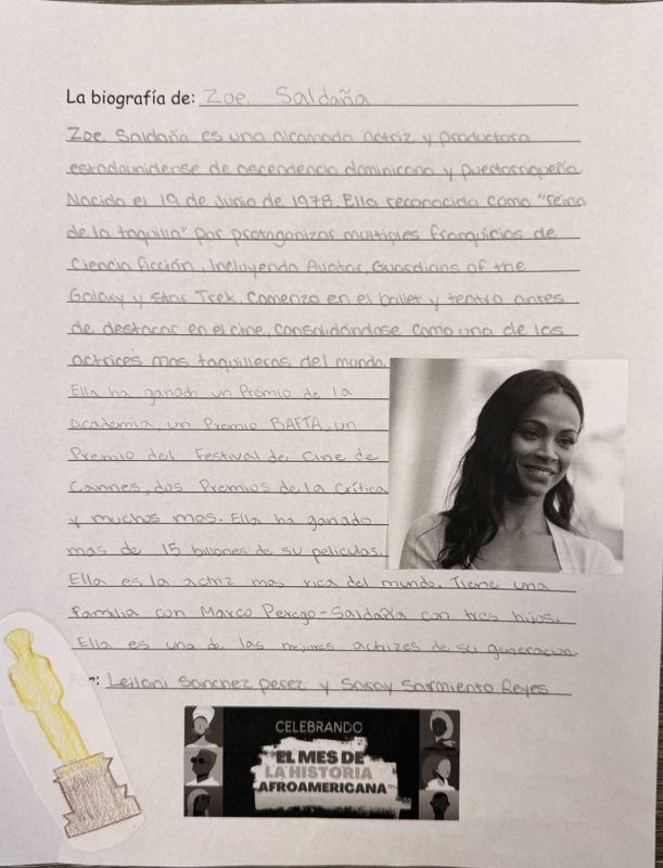 Biography of Zoe Saldana