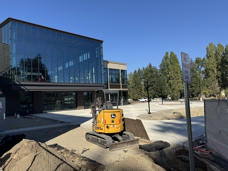 concrete work is finishing up