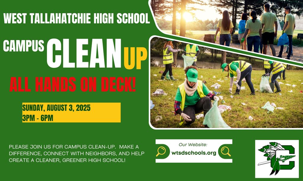 campus clean up flyer