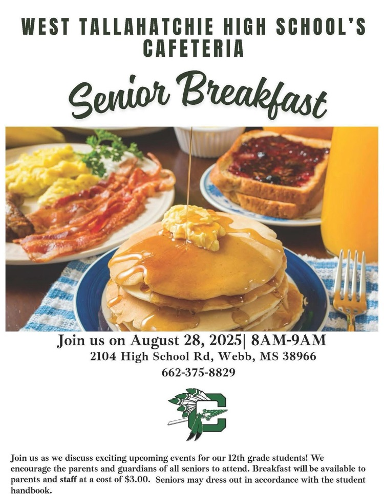 Senior breakfast flyer 