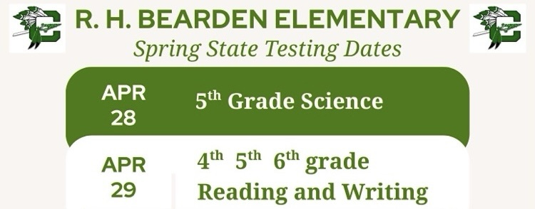 testing schedule 
