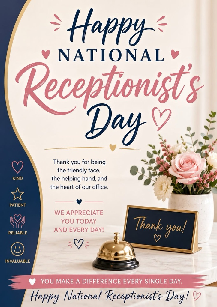national receptionist day