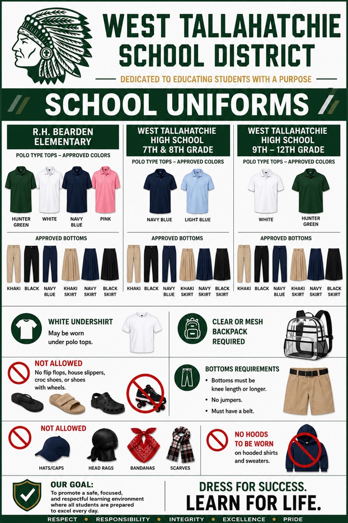2026-2027 Uniform Requirements