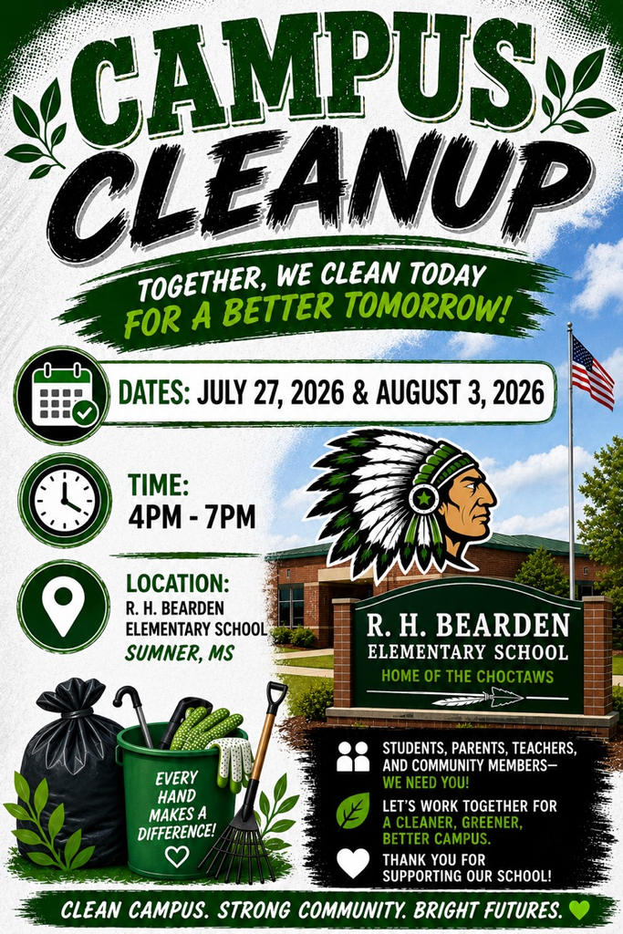 Bearden campus cleanup flyer