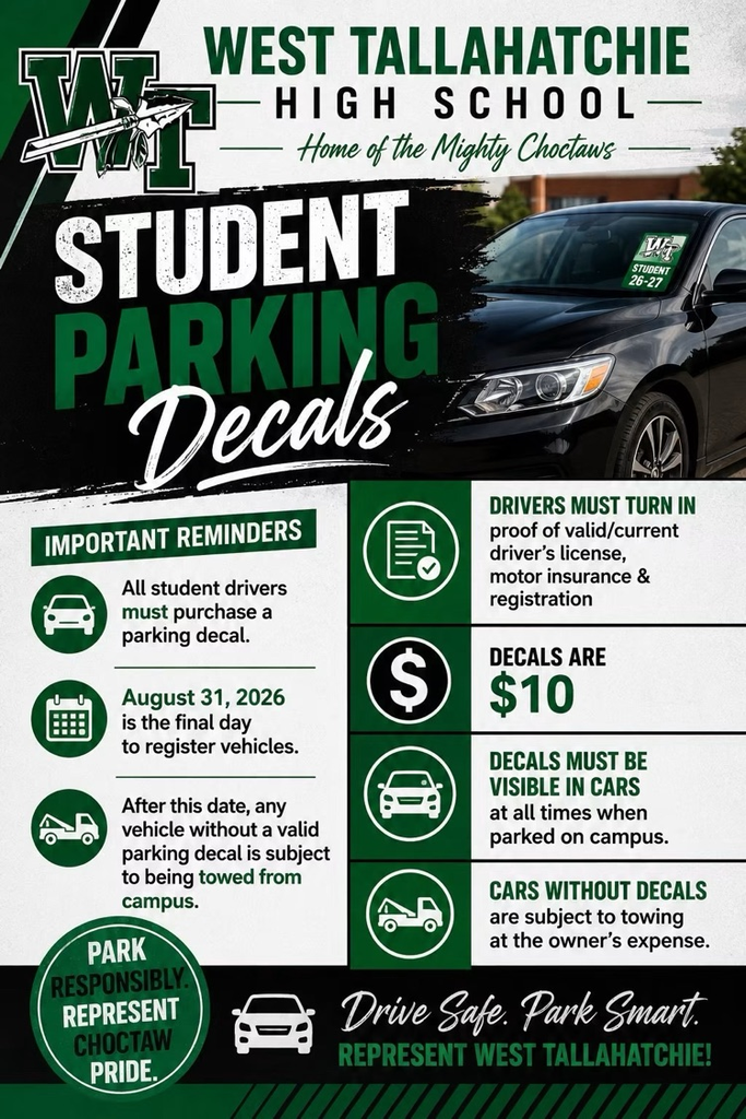 student decal flyer