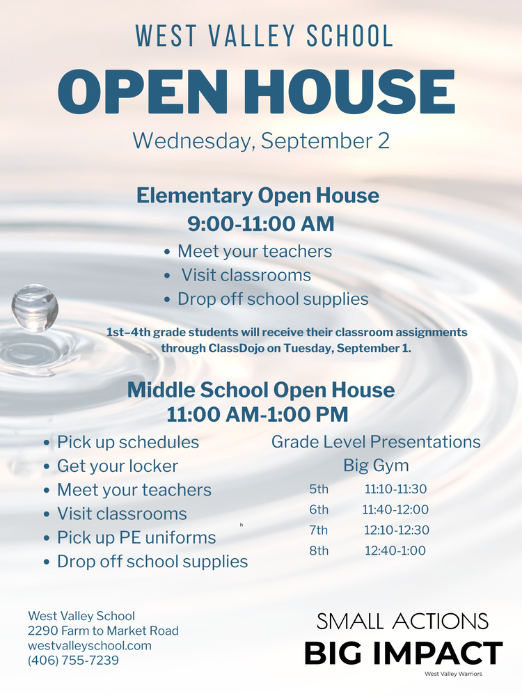 WV Open House Sep 2