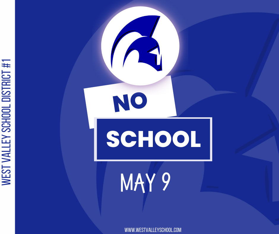 Reminder that May 9th is a PIR Day and there will be no school!