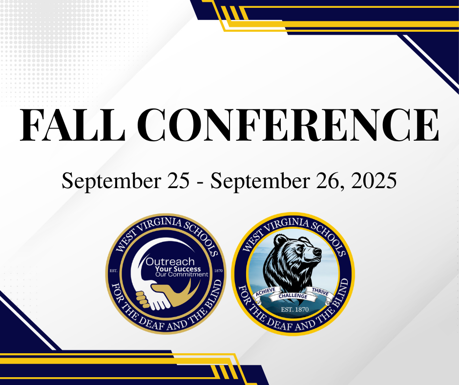 "2025 Fall Conference" above the WVSDB Outreach and WVSDB Logos.