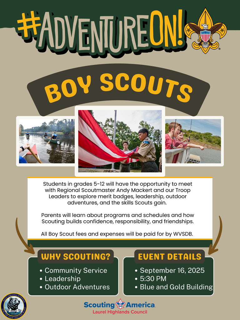 Boy Scouts Interest Night Flyer.