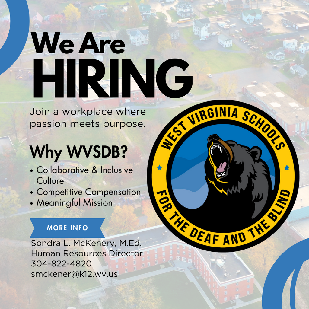 We Are Hiring with School Logo and HR Contact Info