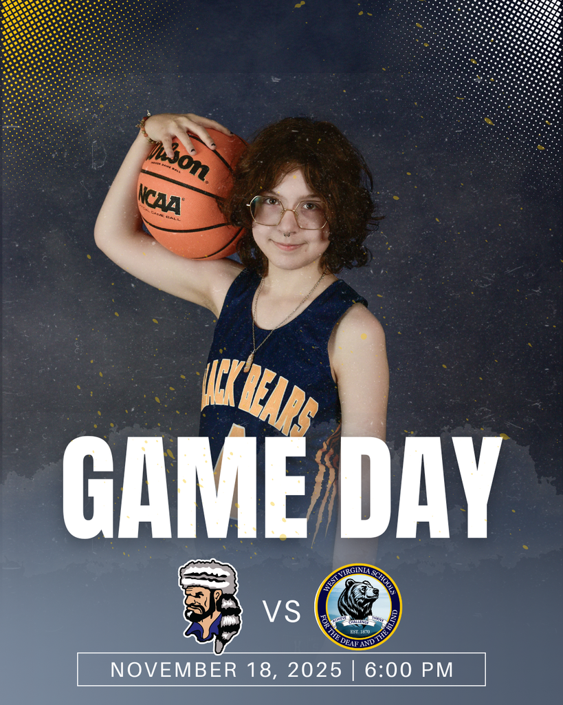 Basketball game advertising the basketball game against the Romney Middle School Pioneers.