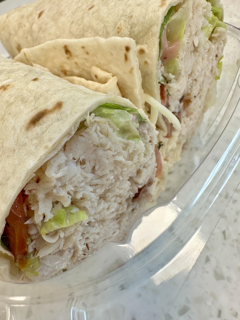 Cranberry Pecan Turkey Wrap.