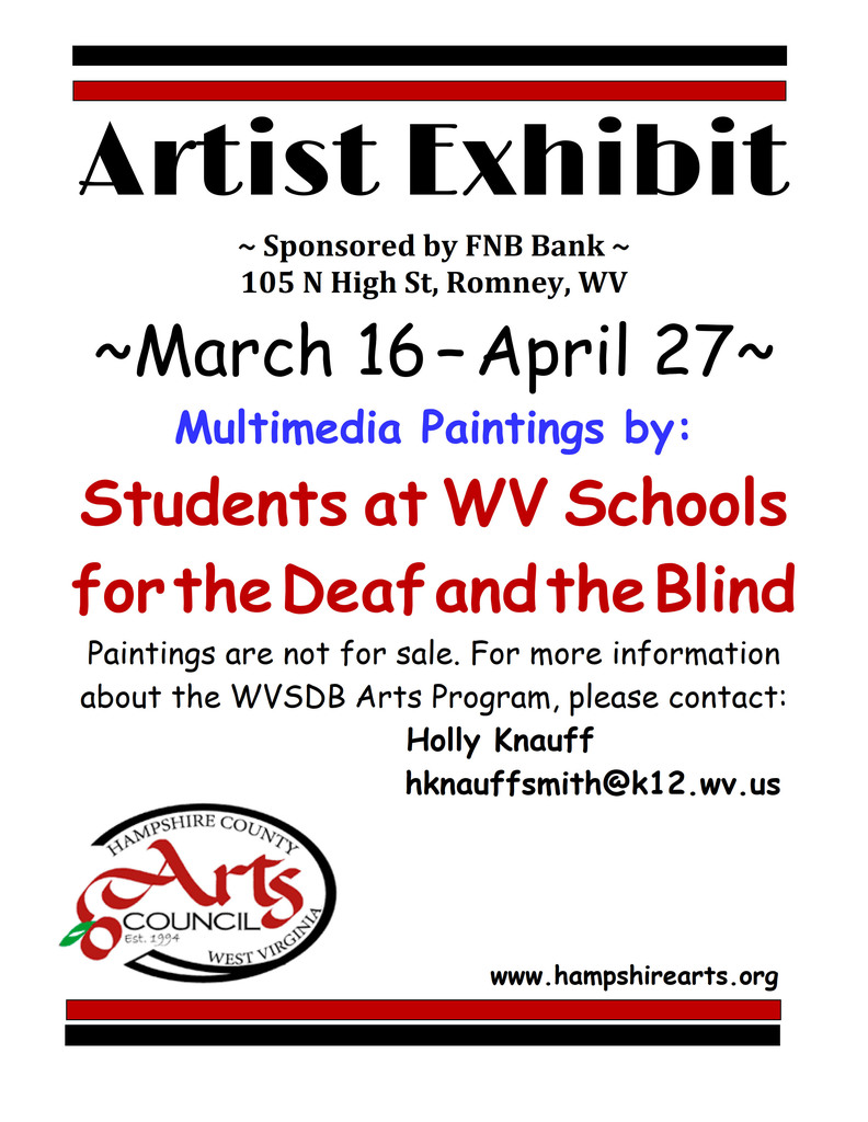 Art Exhibit Flyer.