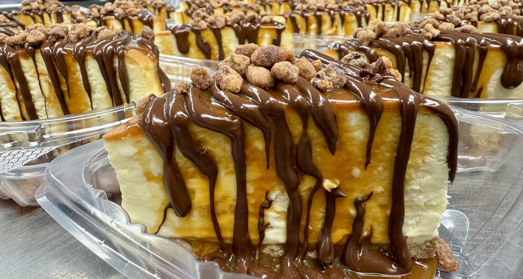 Turtle Cheesecake.