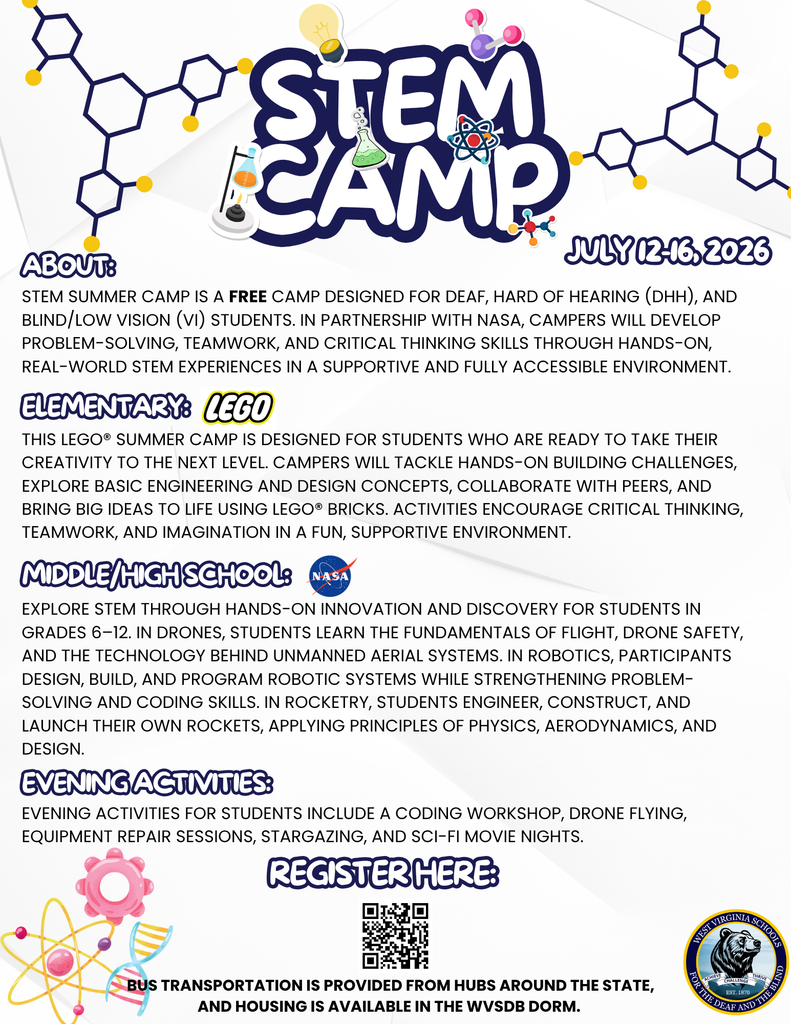 2026 STEM Camp Flyer.