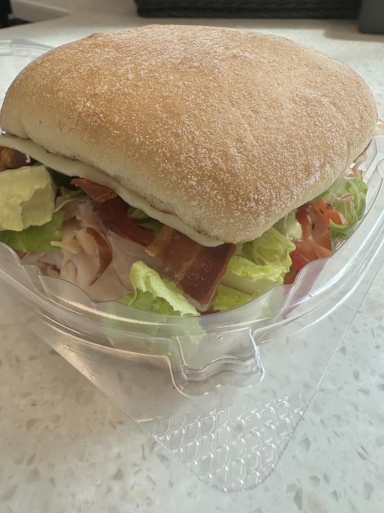 Ciabatta Club Sandwich.