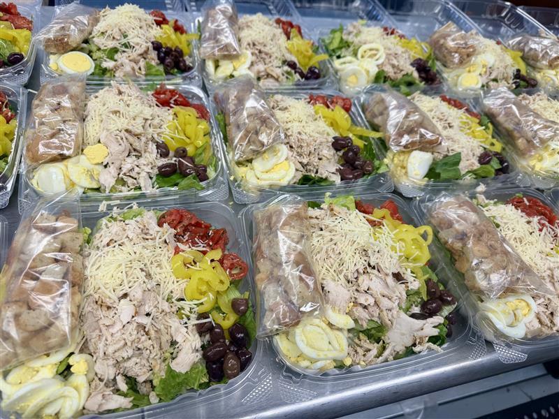 Grilled Chicken Caesar Salad.