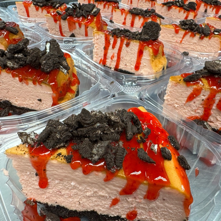 Strawberry Oreo Cheesecake.