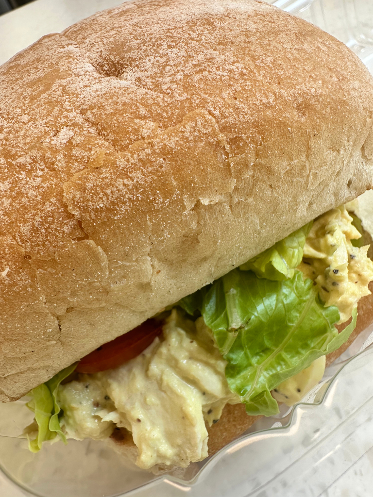 Chicken Salad Sandwich on Ciabatta.