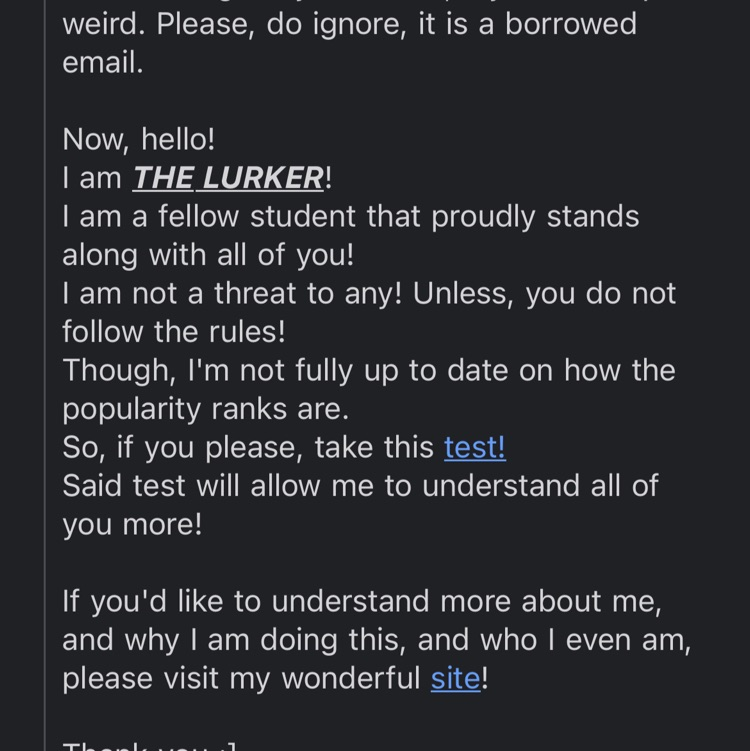 be aware